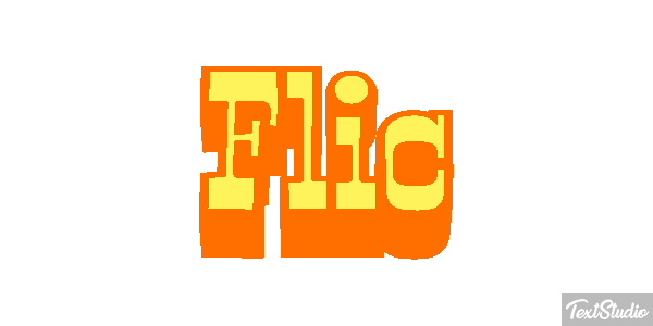 Flic Effet de texte
