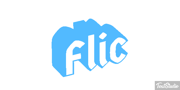 Flic Effet de texte