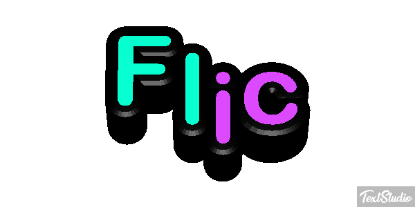 Flic Effet de texte