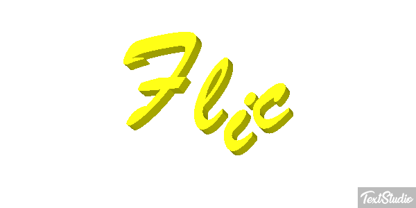 Flic Effet de texte