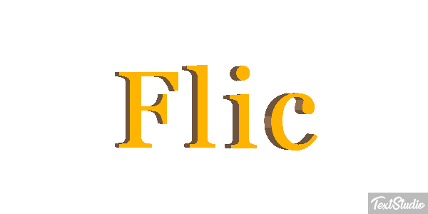 Flic Effet de texte