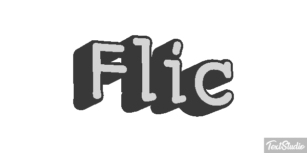 Flic Effet de texte