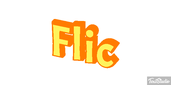 Flic Effet de texte