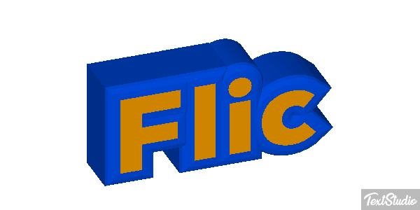 Flic Effet de texte