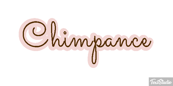 Chimpancé テキスト効果