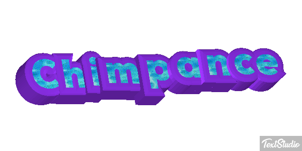 Chimpancé テキスト効果