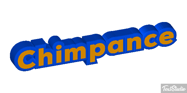 Chimpancé テキスト効果