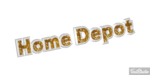 Home Depot テキスト効果