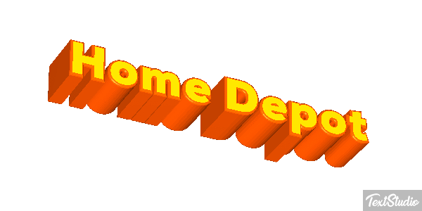 Home Depot テキスト効果