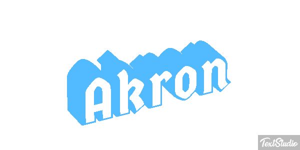 Akron Effetto testo