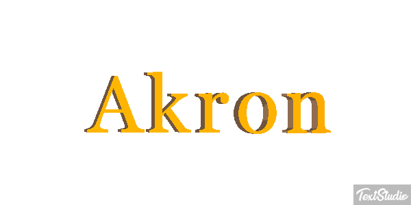 Akron Effetto testo