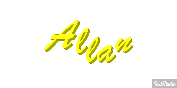 Allan Text effect