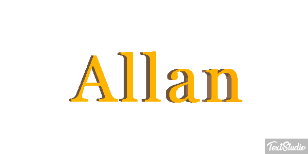 Allan Text effect