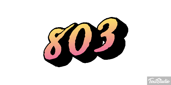 803 Текстовый эффект