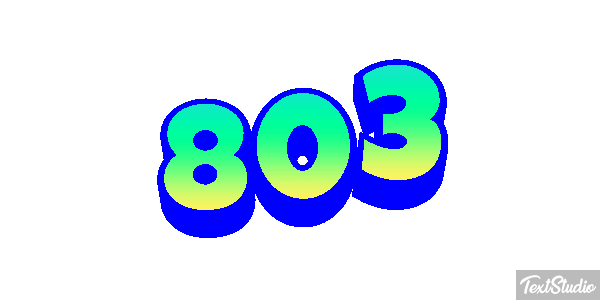 803 Текстовый эффект