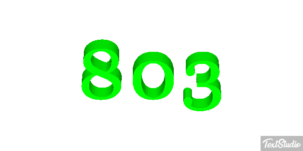 803 Текстовый эффект