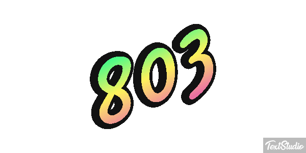803 Текстовый эффект