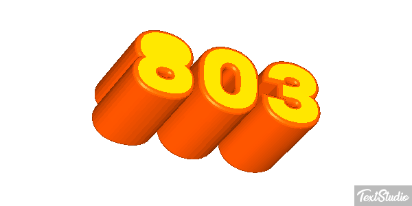 803 Текстовый эффект