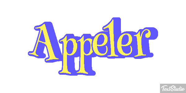 Appeler Effet de texte