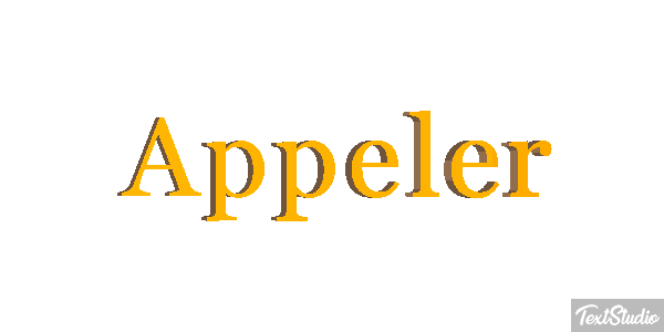 Appeler Effet de texte