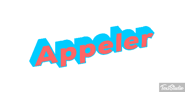 Appeler Effet de texte