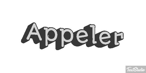 Appeler Effet de texte