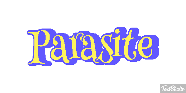 Parasite Текстовый эффект