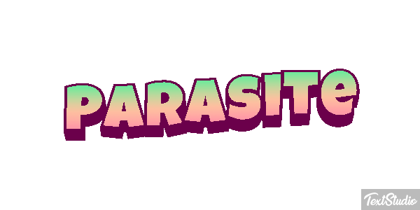 Parasite Текстовый эффект