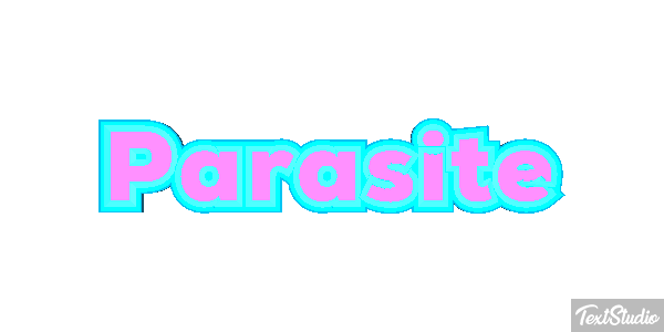 Parasite Текстовый эффект