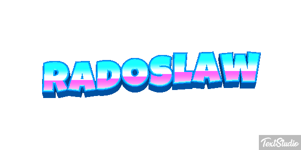 Radosław Efekt tekstowy