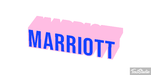 Marriott Текстовый эффект