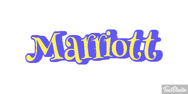 Marriott Текстовый эффект