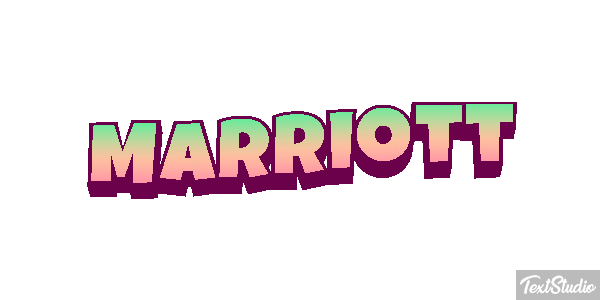 Marriott Текстовый эффект