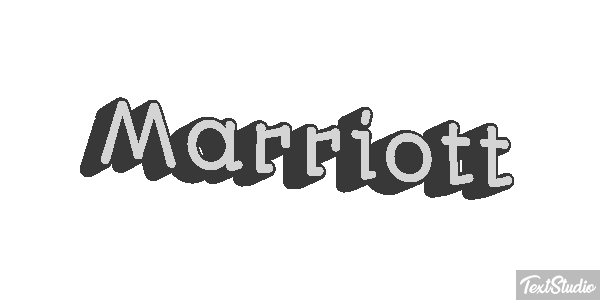 Marriott Текстовый эффект