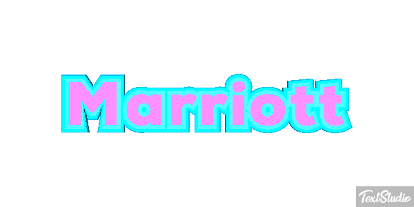 Marriott Текстовый эффект