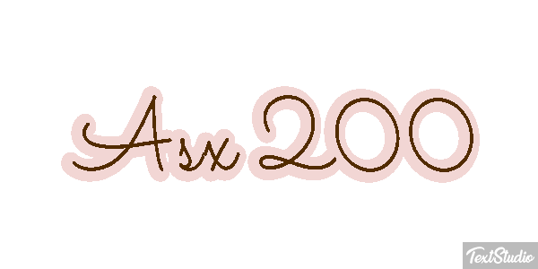 Asx 200 Efekt tekstowy