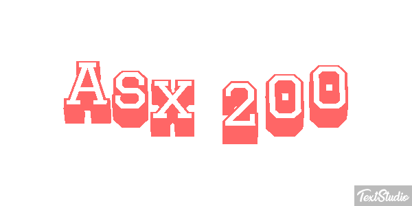 Asx 200 Efekt tekstowy