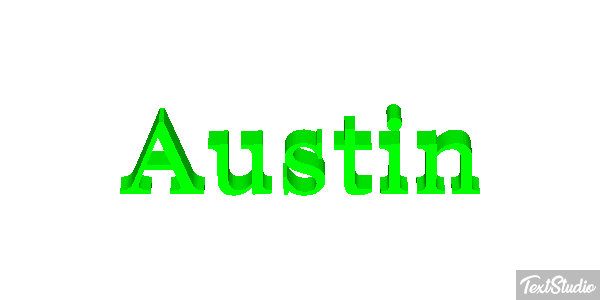 Austin Text effect