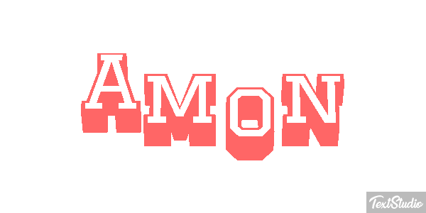 Amon Text effect