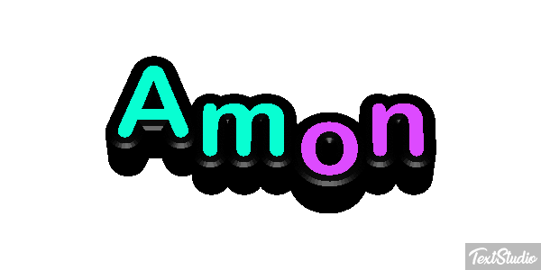 Amon Text effect
