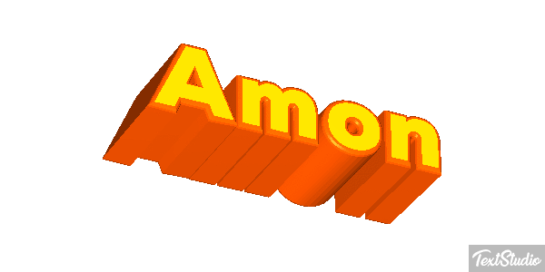 Amon Text effect
