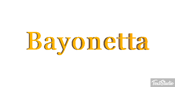 Bayonetta Efecto de texto