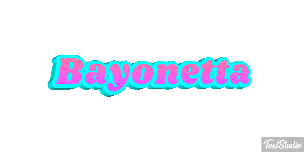 Bayonetta Efecto de texto