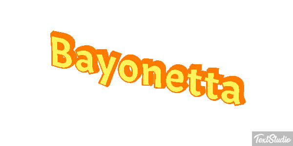 Bayonetta Efecto de texto
