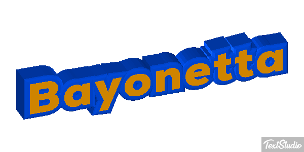 Bayonetta Efecto de texto