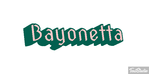 Bayonetta Efecto de texto