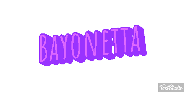 Bayonetta Efecto de texto