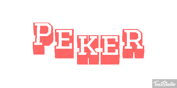 Peker Текстовый эффект