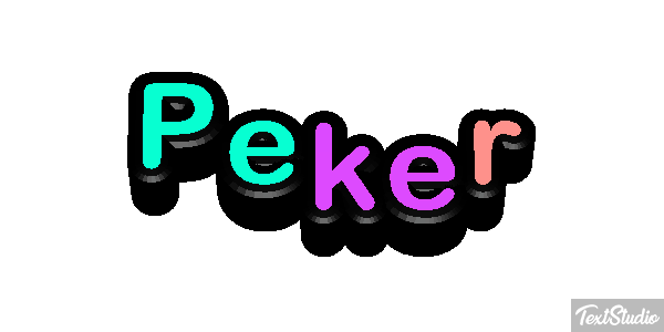 Peker Текстовый эффект