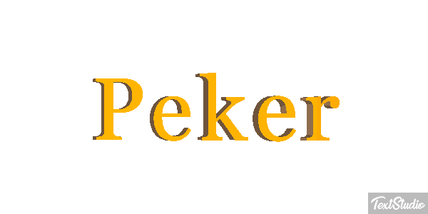 Peker Текстовый эффект